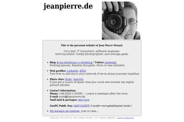 WordPress website example screenshot