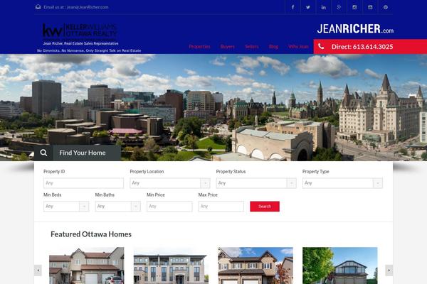 WordPress website example screenshot