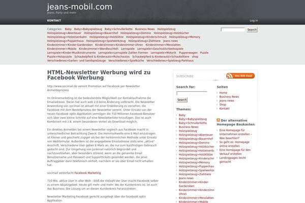 jeans-mobil.com site used Carrington Blog