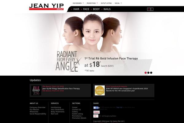 jeanyiphairdressing.com site used Jeanyipgroup