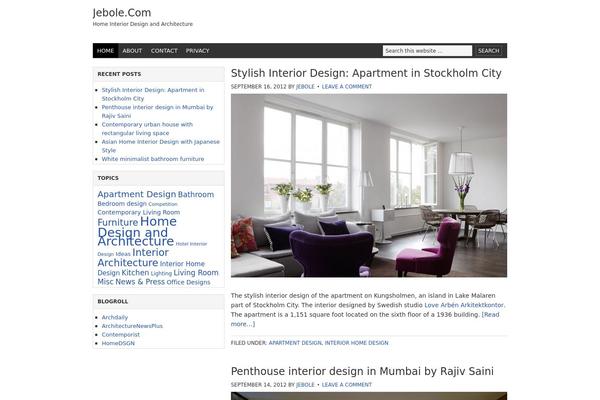 Genesis theme site design template sample