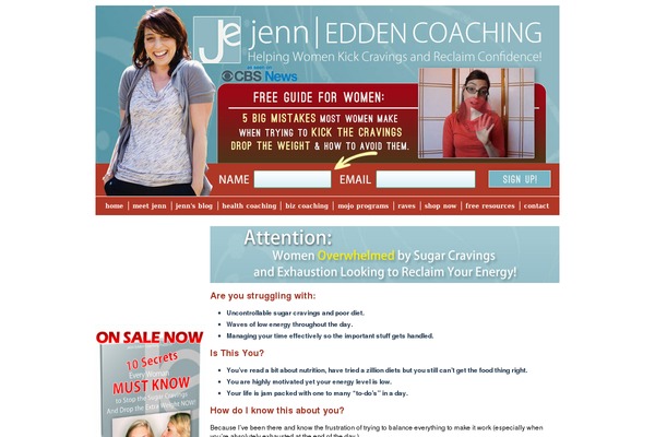 jecoaching.com site used Jenn-edden
