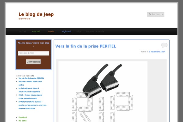 WordPress website example screenshot