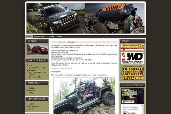 jeepclubsweden.se site used Off_road_theme