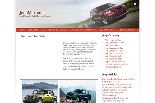 jeepmax.com site used Cars