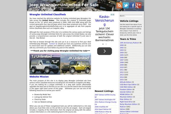jeepwranglerunlimitedforsale.com site used Prosense