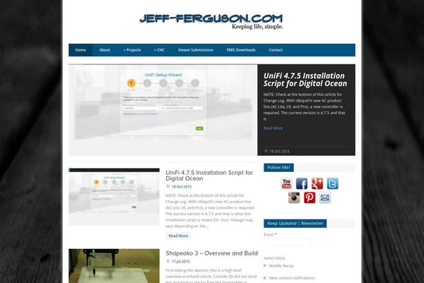 jeff-ferguson.com site used Megazine-v1-09