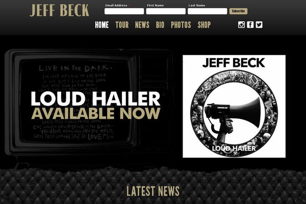 jeffbeckofficial.com site used Jeff-beck