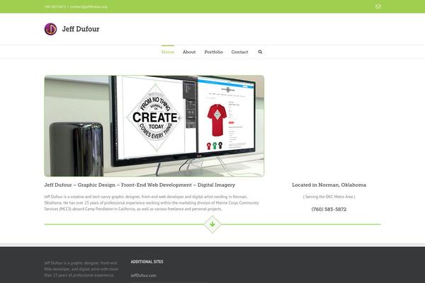 Avada theme site design template sample