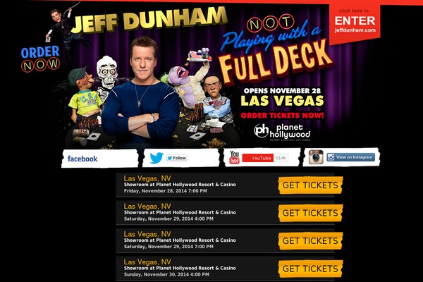 jeffdunham.com site used Jeff