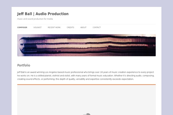 Twenty Twelve theme site design template sample