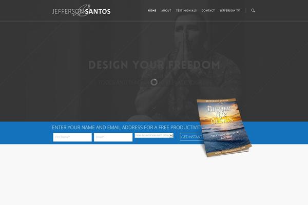 Salient theme site design template sample