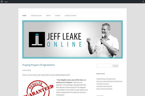 Twenty Twelve theme site design template sample