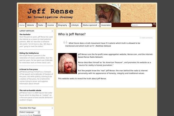 jeffrense.org site used Suffusion