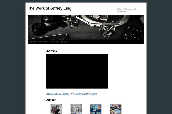 Twenty Ten theme site design template sample