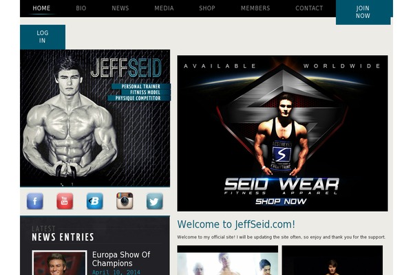 jeffseid.com site used The7