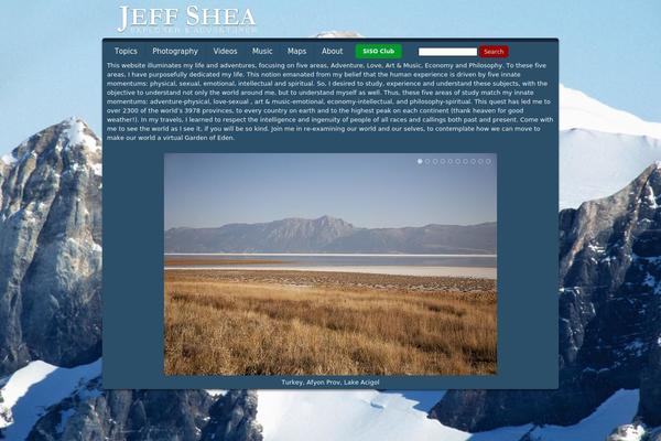 jeffshea.org site used HTML5 Blank