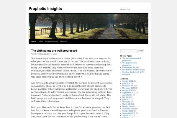 Twenty Ten theme site design template sample