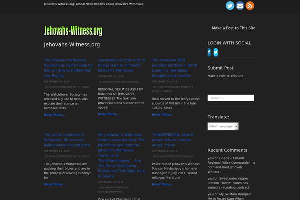 WordPress website example screenshot