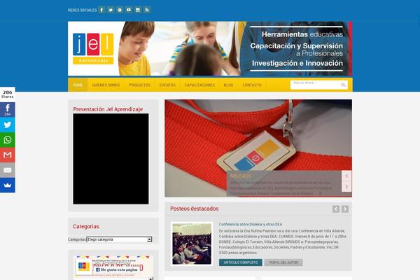WP Education theme site design template sample