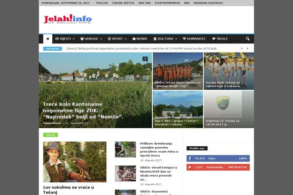 WordPress website example screenshot