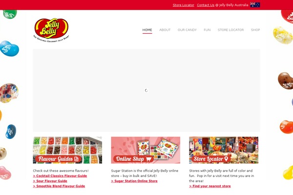 jellybelly.com.au site used Jellybelly