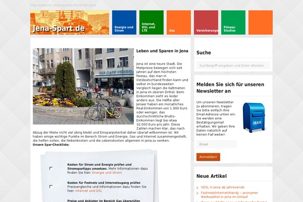 WordPress website example screenshot