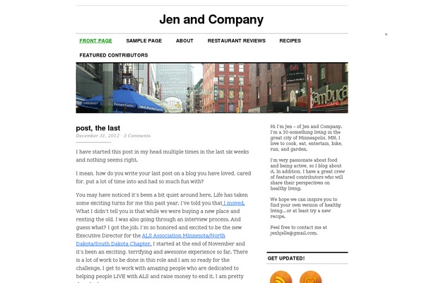 jenandcoblog.com site used Extinct