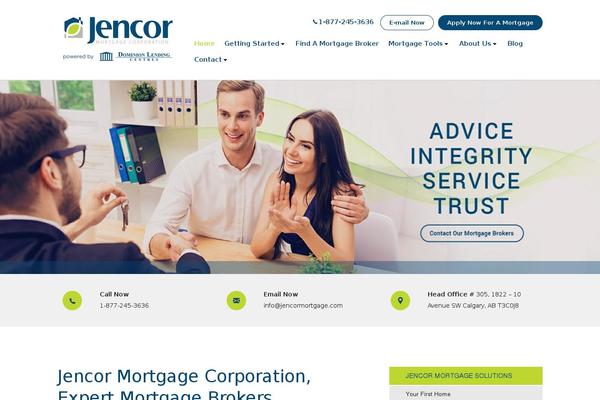 jencormortgage.com site used Aeracreative
