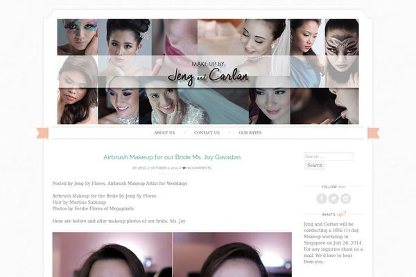 WordPress website example screenshot
