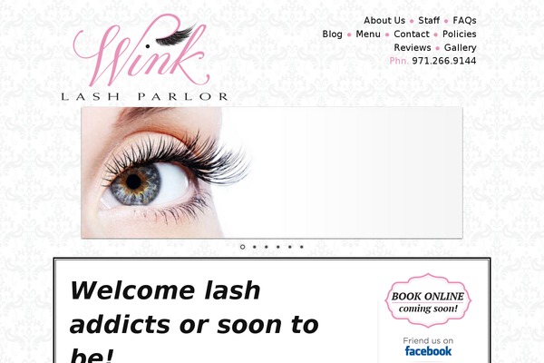 Wink theme site design template sample
