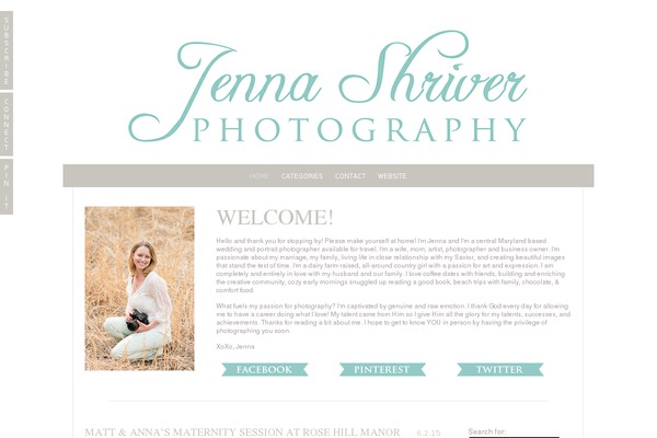 WordPress website example screenshot