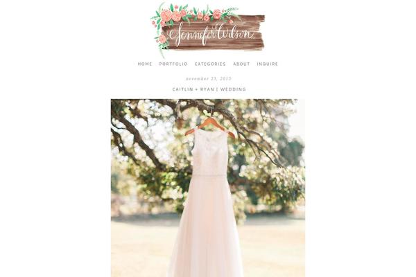 WordPress website example screenshot