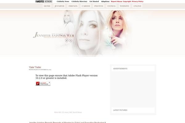 Jennifer theme site design template sample