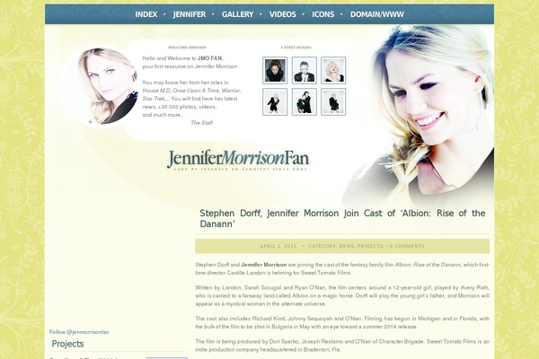 jennifer-morrison.org site used Jennifermorrison