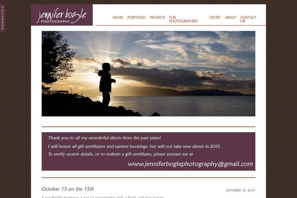 Prophoto4 theme site design template sample