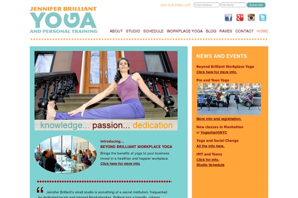 WordPress website example screenshot