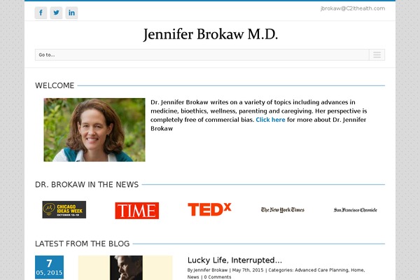WordPress website example screenshot