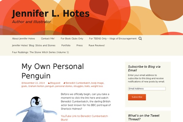 Twenty Thirteen theme site design template sample
