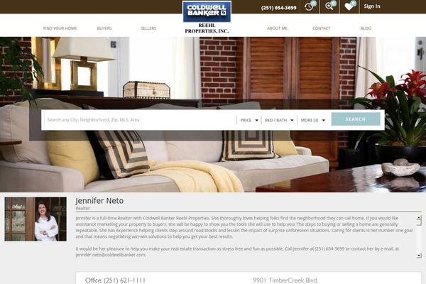 jenniferneto.com site used Theme6a