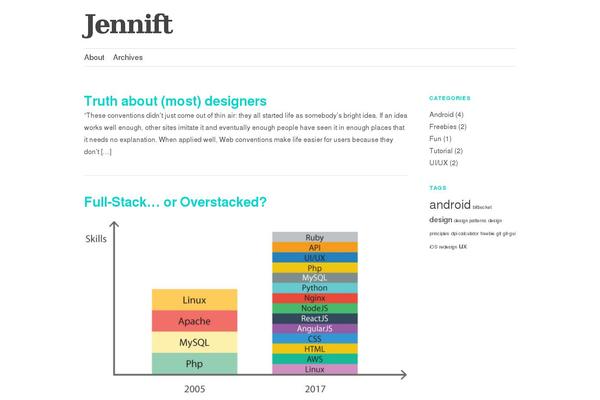 jennift.com site used Lefty