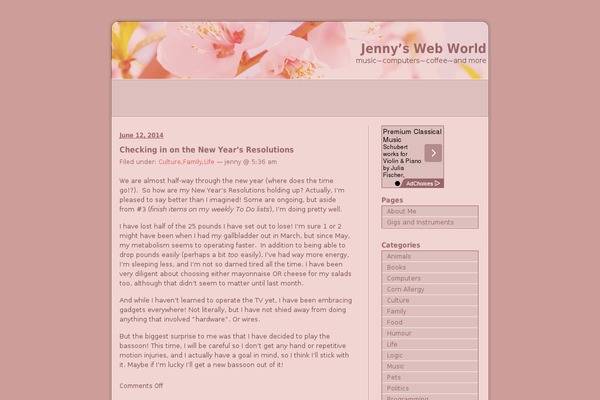 Twenty Thirteen theme site design template sample