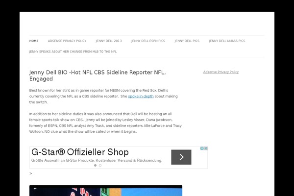 Twenty Twelve theme site design template sample