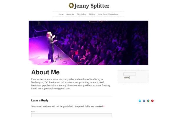 jennysplitter.com site used Photolistic