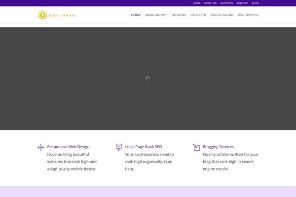 Site using BJ Lazy Load plugin