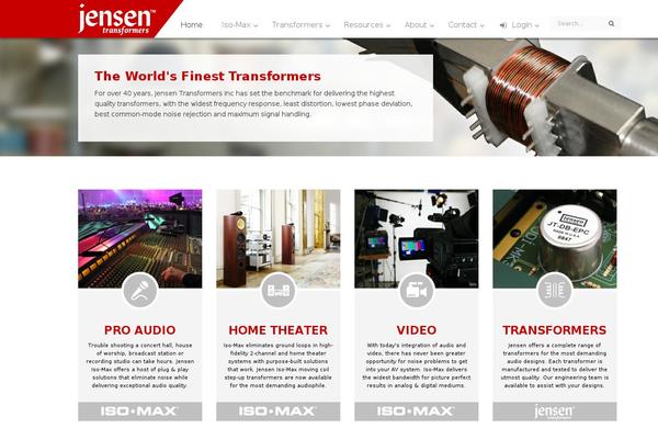 jensen-transformers.com site used Jensen