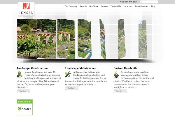 Hawthorne theme site design template sample