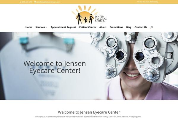 Divi Child theme site design template sample