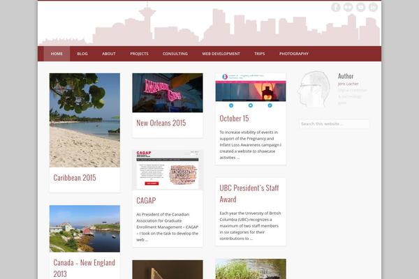 WordPress website example screenshot