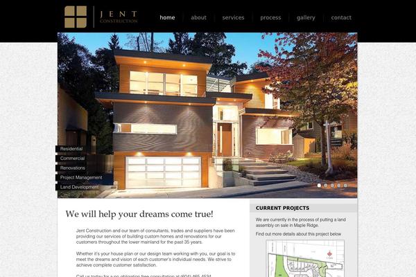 jentconstruction.ca site used Jent